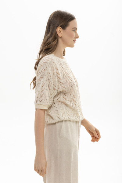 Блуза Бежевий Флорія