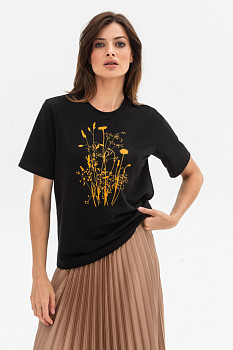 Футболка Чорний Лукре 002