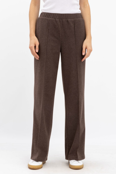 Трикотажні коричневі штани з кишенями Ланея 11