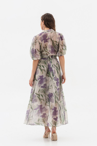 Сукня довжини максі з ніжним принтом квітів-ірисів Маріне Сукня довжини максі з ніжним принтом квітів-ірисів Маріне