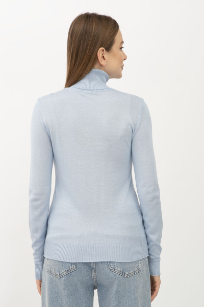 Гольф блакитного кольору з високим коміром 23205004