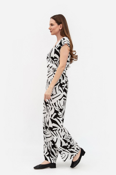 Комбінезон із льону білого кольору Ронін 11