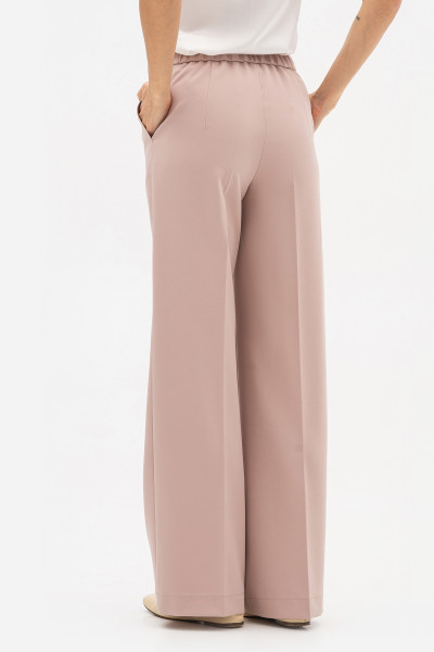 Брюки з костюмної тканини бежевого кольору Феліна