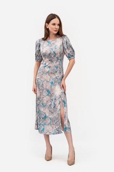 Сукня довжини міді з шовку Ванесс 04 Сукня довжини міді з шовку Ванесс 04