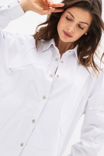 Куртка з бавовни білого кольору Зенера