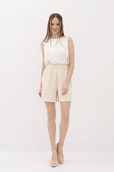 Бежеві жіночі шорти літні Замія