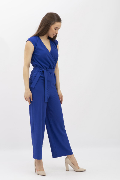 Комбінезон синього кольору прямого силуету Каям 03
