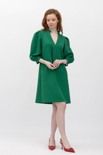 Сукня довжини міні  з костюмної тканини Мілора