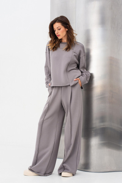 Світшот трикотажний сірий Терелі 01