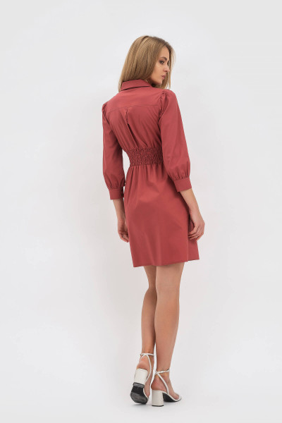Сукня міні теракотового кольору Ділора Сукня міні теракотового кольору Ділора