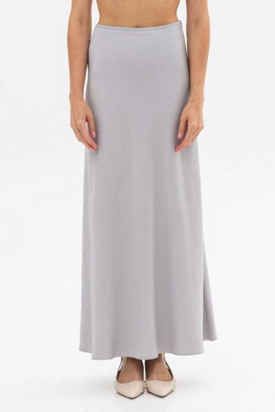 Сіра спідниця у білизняному стилі Касія 249