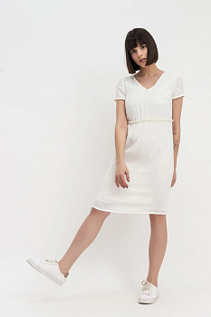 Сукня Молочний Сатені