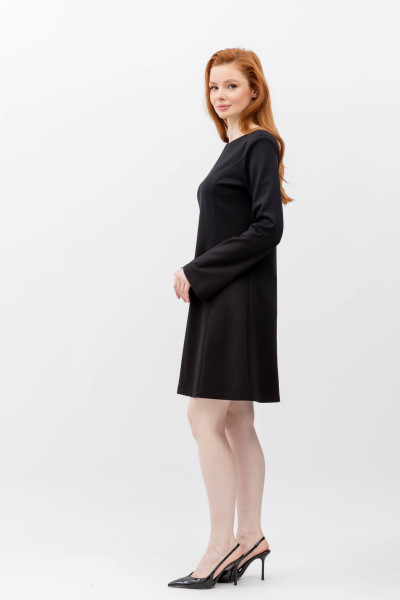 Cукня міні силуету трапеція чорного кольору Лоіда 02