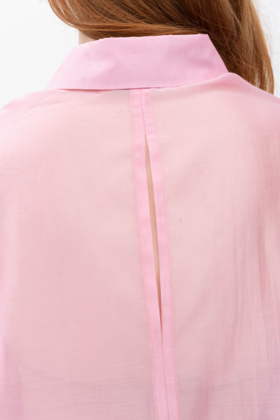 жіноча сорочка вільного силуету рожевого кольору Балі 01