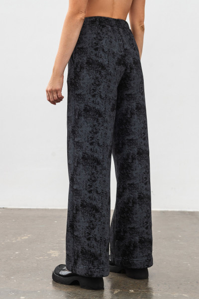 Сірі штани з трикотажу вільного силуету Жалін 01