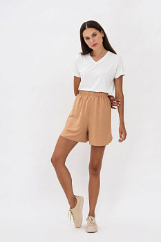 Жіночі літні шорти з завищеною талією Лене