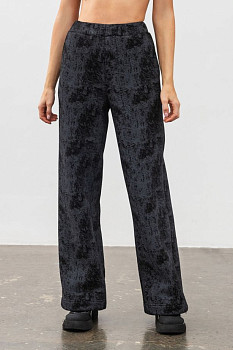 Сірі штани з трикотажу вільного силуету Жалін 01