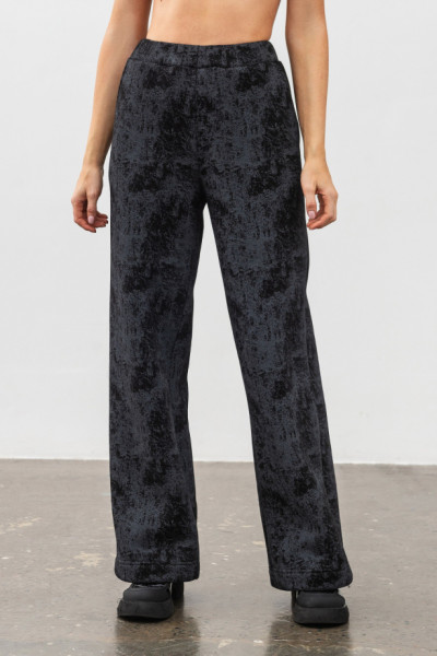 Сірі штани з трикотажу вільного силуету Жалін 01