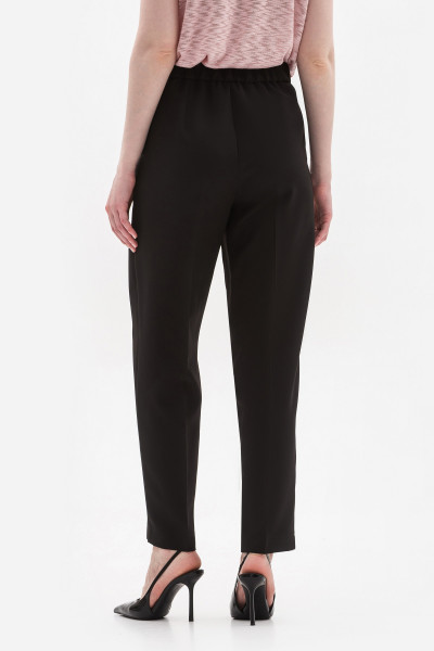 Прямі брюки з костюмної тканини чорного кольору Уніта 01