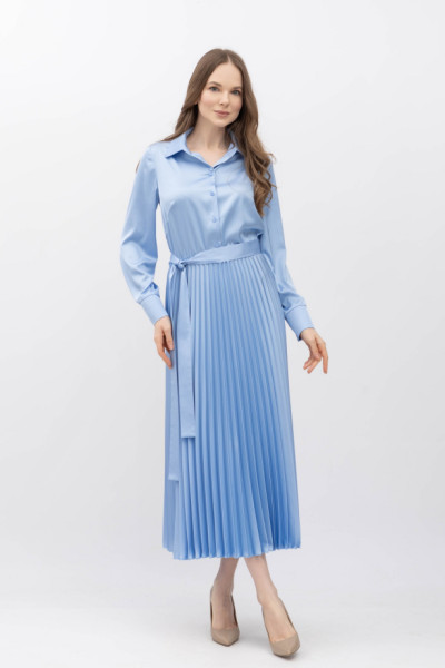 Сукня міді з спідницею плісе Міріал 07
