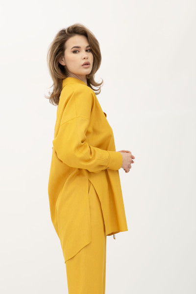 Гірчична сорочка оверсайз Сінон 21
