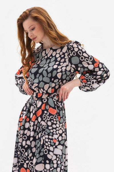 Шовкова сукня довжини міді Ізефа Шовкова сукня довжини міді Ізефа