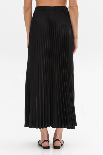 Спідниця гофре чорного кольору Теріл 010