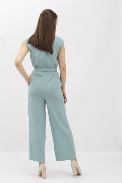 Комбінезон зеленого кольору прямого силуету Каям 02