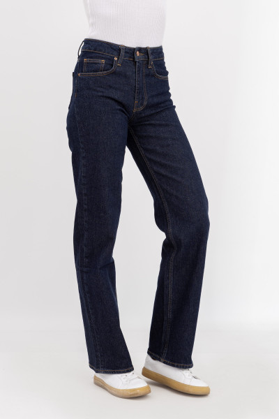 Темно-сині штани в стилі денім 251012091