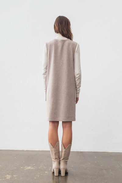 Сарафан з трикотажу бежевий Емелі Сарафан з трикотажу бежевий Емелі