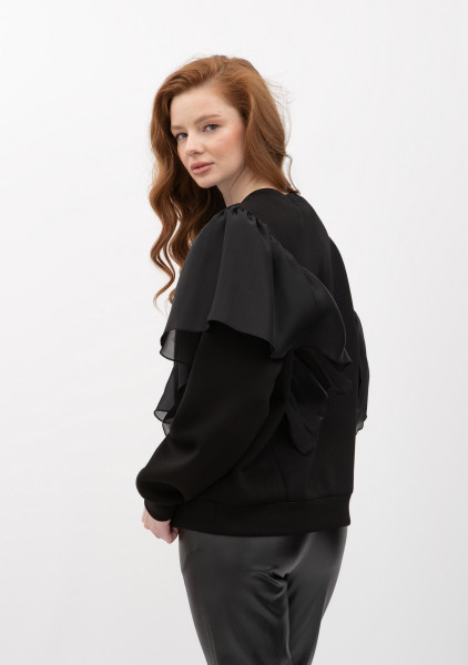 Трикотажний світшот чорного кольору Тамана