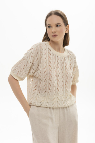 Блуза Бежевий Флорія