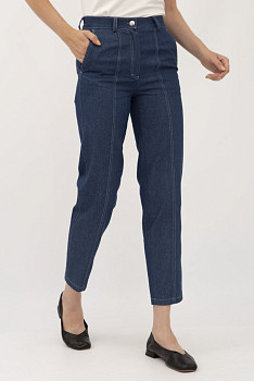 Темно сині штани в стилі денім Сторі 05