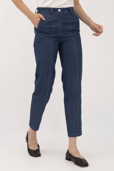 Темно сині штани в стилі денім Сторі 05