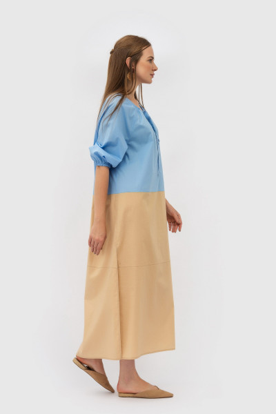 Літня вільна сукня оверсайз з бавовни Аліде Літня вільна сукня оверсайз з бавовни Аліде