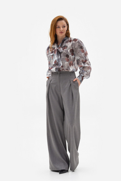 Напівпрозора блуза вільного силуету Астрея 02