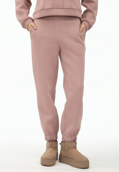 Трикотажні штани рожевого кольору Делін 04