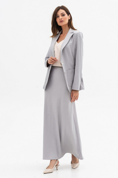 Сіра спідниця у білизняному стилі Касія 249