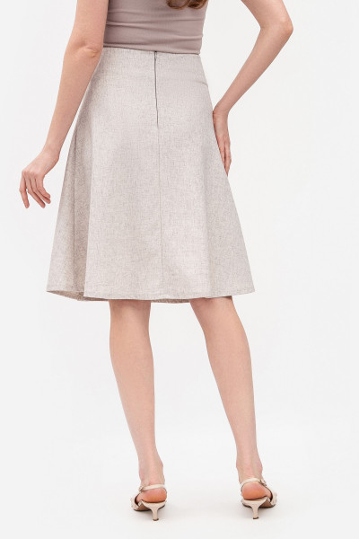 Спідниця трапецієподібного крою сірого кольору Сульфа