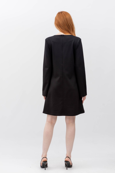 Cукня міні силуету трапеція чорного кольору Лоіда 02