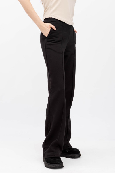 Базові трикотажні брюки чорного кольору Орсіна 01