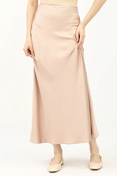 Бежева спідниця у білизняному стилі Касія 244