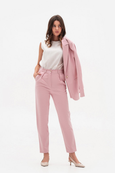 Рожеві брюки з бавовни Віград 11