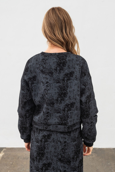 Світшот трикотажний сірого кольору Жалін 01