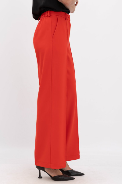 Червоні брюки з костюмної тканини Ертіз 01