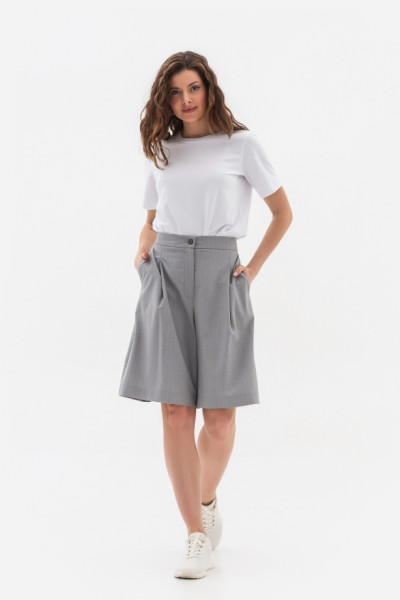 Шорти-бермуди до коліна сірого кольору Октара 01