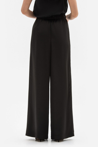 Широкі брюки палаццо чорного кольору Ясена