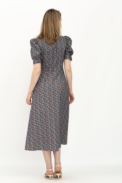 Сукня бавовняна з принтом мілких квітів Мурена Сукня бавовняна з принтом мілких квітів Мурена