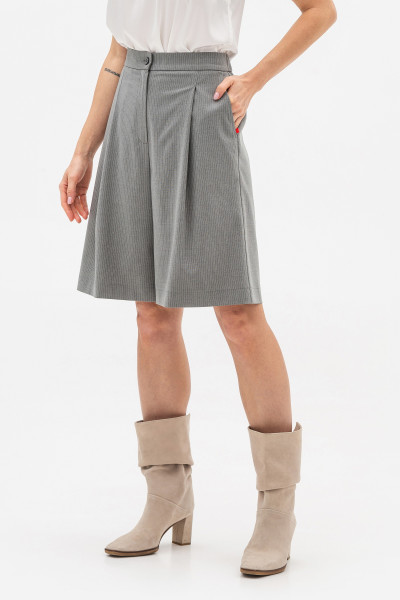 Шорти-бермуди до коліна сірого кольору Октара