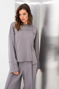 Світшот трикотажний сірий Терелі 01